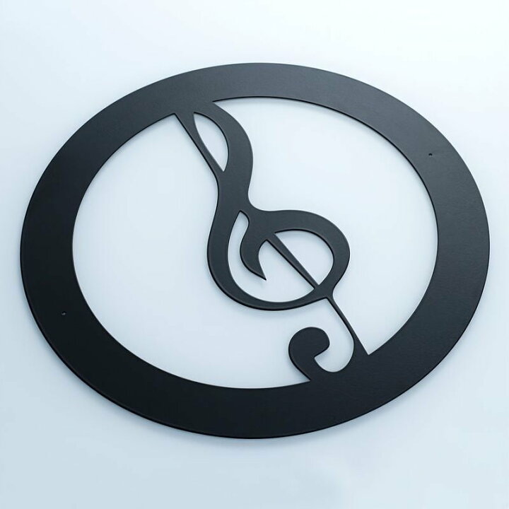 楽天市場】ウォール アート 音符 音楽 モチーフ 4個 セット おしゃれ 