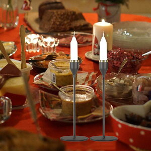 金属製の燭台キャンドルホルダーの結婚式のホームテーブルディナー燭台ショート