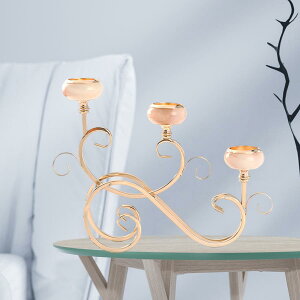 金属テーパーキャンドルホルダーアイアン自立燭台3/-6ヘッドゴールドキャンドルランタン結婚式ロマンチックなキャンドルライトディナー燭台