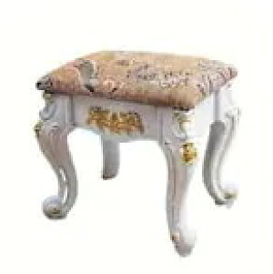 猫脚スツール ロココ調 ロースツール 椅子 ベンチ クラシック ヴィンテージ アンティーク ピアノスツール 姫系 おしゃれ かわいい