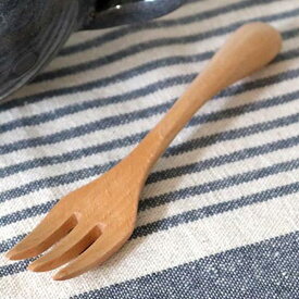 フォーク 木 長さ12.5cm S knob 木製 カトラリー 食器 （ 木製フォーク キャンプ アウトドア 天然木 ふぉーく ）