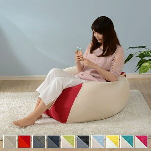 ビーズクッション キューブ型 洗えるカバーリング L ベージュ クッション ビーズ フロアクッション ビーズソファ ソファー ソファ 背もたれ キューブ 四角 かわいい 1人用 一人用