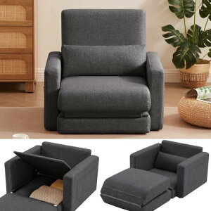 NCjO`FA[ 1l| ֎q RpNg 3way [\t@[ \t@[xbh VO l| \t@ l炵 lp\t@[ ܂ It [t Sofa Bed Single Size (Beige 