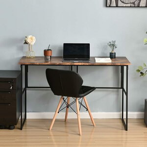 ܂肽ݎ ؐ p\RfXN  120cm Vv[NfXN/Q[~Oe[u/wK i  \ ȃXy[X gݗĕsv? (Brown+Steel)