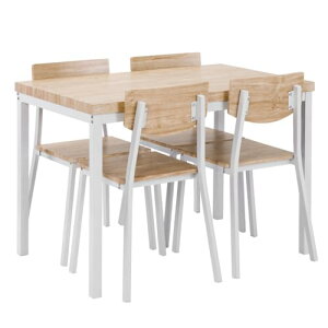_CjOe[uZbg4lp 5_Zbg _CjOZbg _CjOe[u 4l He[uRpNg ؖڒ  k gݗĊȒP Dining Table Set 4 Seater ( zCg)
