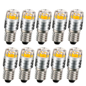 E10 LED d 3V COB 2W̌p d oCNe[CgA4300K EH[zCg