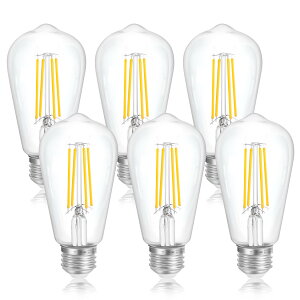 FLSNT LEDd E26 60W` dF GW\d 6W 806lm 2700K tBgd GW\v VfAp gd ͋C F Lz^Cv 񒲌^Cv