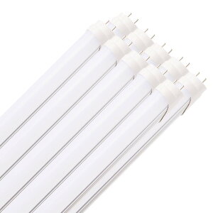 led蛍光灯 40W形 2600lm 消費電力18W 昼白色5000K T8直管 120cm 1198mm G13口金 グロー式工事不要 ノイズレス ラジオ併用可