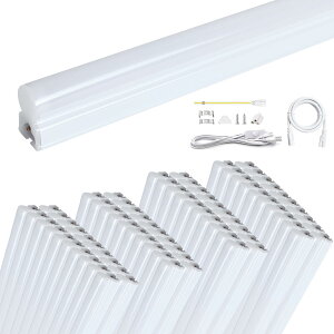 F Ɩ LEDu ̎ 40W^ T5 120cm 6000K 14WȃGl 2600LM Ɩ dC60Jbg Lz ᔭM mCYȂiF-120cm-30{j