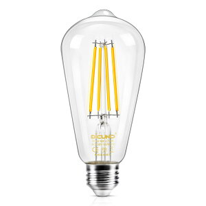 LEDd E26 60W` dF GW\d 6W 600lm 2700K tBgd F g Lz ST64 Ή 1