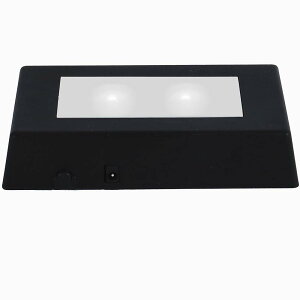 さまざまな色のLEDライトベース長方形ディスプレイスタンド、光る台座長方形、ガラスクリスタルアートワーク、ホリデーパーティーデコレーションに適しています。