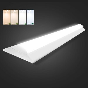 逆富士型LEDベースライト 40Wタイプ 2灯相当 消費電力60W 12000? 長寿命 省エネ 超高輝度 薄型 軽量 電源内蔵 耐衝撃 防虫 無騒音 ちらつきなし