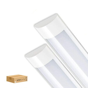 LEDベースライト LED蛍光灯 40W型 器具一体型 120cm 2本相当 直付 4000LM 100V用 薄型 ベースライト LEDシーリングライト 8畳相当 おしゃれ 薄型 長方形 シーリングライト