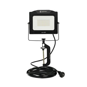 50W LEDデイライト投光器 Cクランプセット IP65防水 屋外照明 作業灯 100V対応 LEDライト 作業灯 高輝度 省エネ 120°広角照明 投光器 看板灯 駐車場 ガレージ 倉庫 BBQ 屋外作業 屋外建設