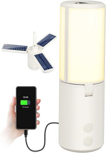 ソーラーランタン 太陽光充電&USB充電 ソーラーランプ LEDランタン 白色 昼白色 暖色3色切替 無段階調光 5000mAh大容量 モバイルバッテリー機能 100時間連続点灯 ソーラーライト 光色・輝度記