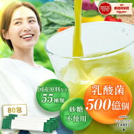 ＼タイムセール!50%OFF!／青汁 乳酸菌 国産 ユーグレナ 80包 種商 無添加 個包装 ビタミン 大麦若葉 雑穀…
