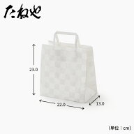 【公式 たねや】手提袋(白・晒クラフト紙) S