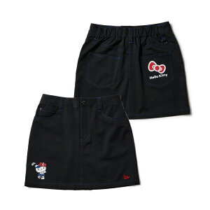 NEW ERA(j[G)@St Women's Xgb`XJ[g HELLO KITTY ubN 14348711GFW STRETCH SKIRT GOLF KITTY BLK n[LeBR{[gRNV St EBY XJ[g