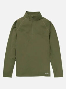 BURTONyo[gz 2024-25FW M HW X 1/4 ZIP Forest Moss