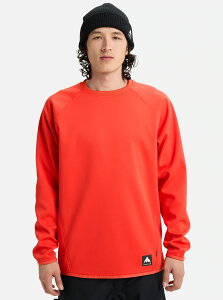 BURTON �o�[�g���@M CROWN WPF CREW�@�N���E�� �E�F�U�[�v���[�t �N���[�l�b�N �t���[�XFiesta Red 2026FW