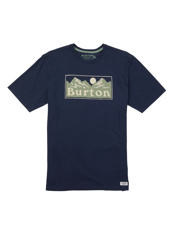Burton 18ss メンズtシャツmb Ralleye Ss Men S Burton Ralleye Short Sleeve T Shirt Tee Mood Indigo