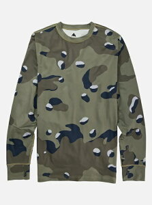 BURTONyo[gz 2023-24FW M MDWT CREW Forest Moss Cookie Camo