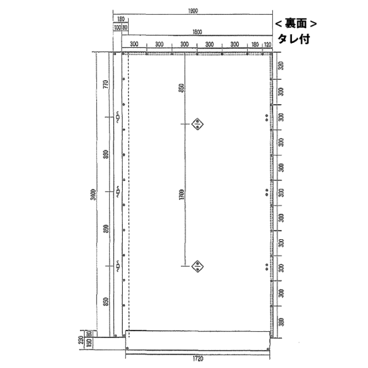 楽天市場】工事現場用 防音シート 1.8m×3.4m 2枚セット : タニ工業楽天