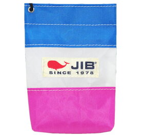 JIB バリットポシェットS　BPSピンク×ロケットブルーネイビーショルダーロープ付W12×H16×D2.5cm　BPS26