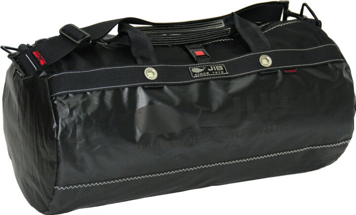 楽天市場】JIB ダッフルバッグMボーダー DMB ブラック 57×φ29cm 約37L 