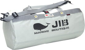 JIB ダッフルバッグMボーダー　DMB　グレー 57×φ29cm 約37Lポケット付き　DMB236