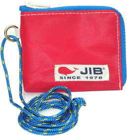 JIB マイクロクラッチ（コード付）　MCP28　レッド×ブルーファスナー（コードの色はアソートです／写真と異なることがあります）