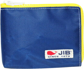JIB マイクロクラッチラージS　MCS　ネイビー×イエローファスナー／白タグ　15×11×1.7cm　MCS32