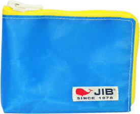JIB マイクロクラッチラージS　MCS　ロケットブルー×イエローファスナー／白タグ　15×11×1.7cm　MCS32