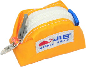 JIB スピンナッツ　SC-SPN　マンゴーイエロー×ホワイトファスナー（グレー）7×4×4cm　SC-SPN23