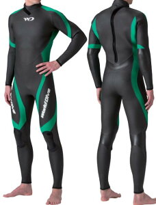 ワールドダイブ/ダイビングスーツ3mm ウェットスーツZRSN/3mm*メッシュスキン×マルチエラステックス*既成サイズ