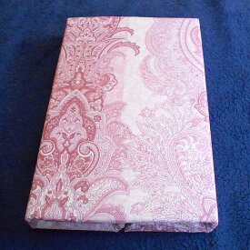 大判毛布カバー 120本ガーゼ 毛布カバー シングルサイズ ペイズリー柄 綿100％ サイズ150×210cmの毛布カバー ピンク ブルー 日本製