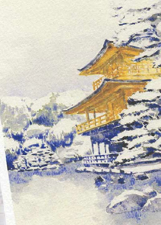 楽天市場】☆ 楽天ランキング1位入賞 ☆金閣寺 [ 雪景色 ] ( 冬 世界 