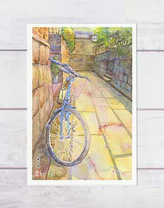 楽天市場】石塀小路 ( 自転車 路地 石畳 ノスタルジック 八坂 京都 