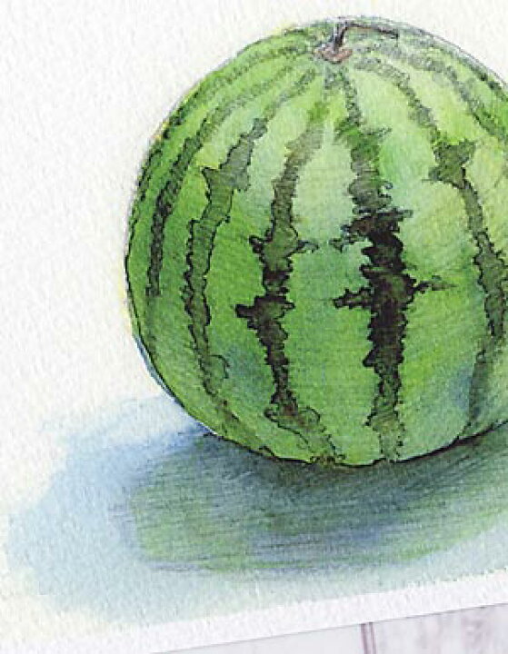 楽天市場 基礎静物画 すいか ポストカード 絵葉書 絵はがき 静物画 夏のお便り 西瓜 スイカ フルーツ くだもの 果物 水彩画 タニムラ ポストカード ストア
