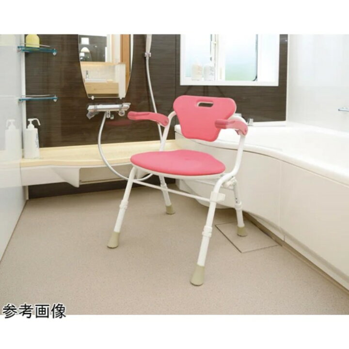 楽天市場】やわらかシャワーチェア クレオ折りたたみ 防カビプラス 肘掛付520 ピンク 介護 入浴グッズ お風呂 イス シャワーチェア シャワーベンチ  介護用 高齢者 風呂 椅子 折りたたみ コンパクト チェア チェアー シャワー 背もたれいす : Tanishishop 介護用風呂椅子 ピンク