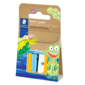 ステッドラー ノリス ジュニア シャープナー こども 鉛筆削り キッズ はじめてのえんぴつ 持ちやすい 2歳 えんぴつ 書きやすい 初めて 文具 筆記用具 子ども 子供