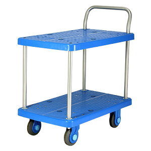 カナツー 静音(セイオン)台車 PLA250-T2 テーブル2段式