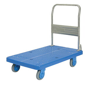 カナツー 静音(セイオン)台車 PLA300ST-DS ハンドル固定式 ストッパー付 金属部品ステンレス仕様