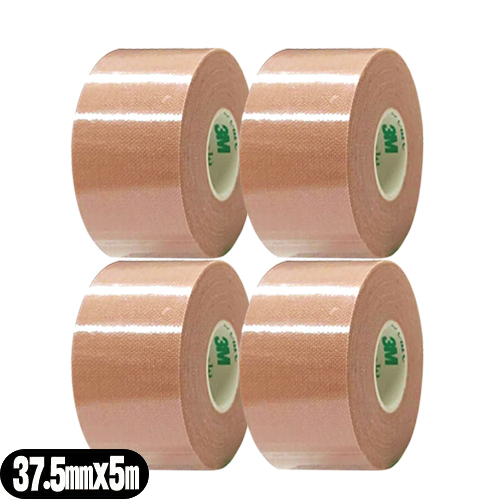 『テーピングテープ』3M(スリーエム) マルチポアスポーツ レギュラー(伸縮固定テープ) 37.5mmx5mx4巻(半ケース)