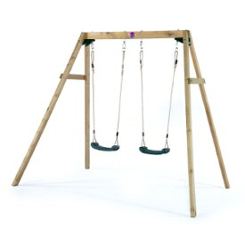 【配送先限定商品】英国(PLUM社)木製遊具2人用木製ブランコ