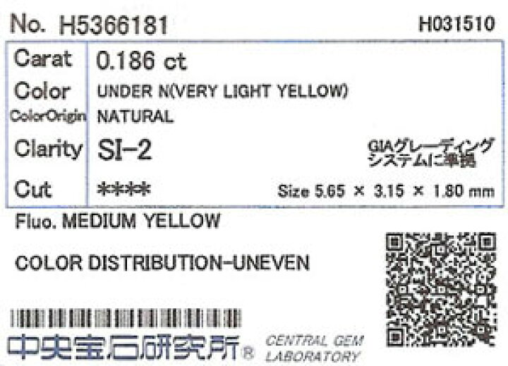 楽天市場】【 バイカラー風 】 天然イエローダイヤモンド ルース(裸石  