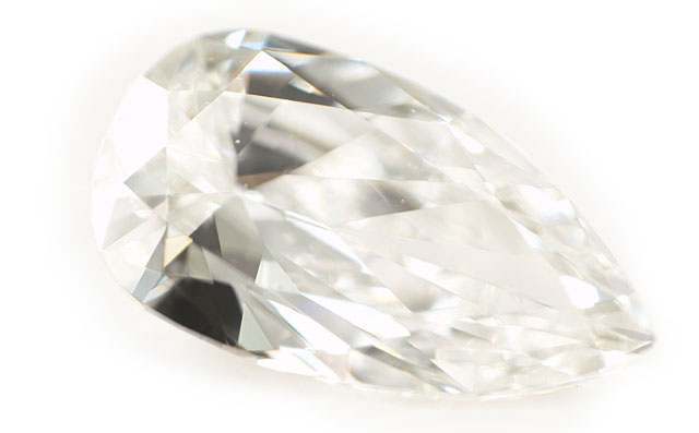 天然ダイヤモンド ルース 最大75％オフ！ 裸石 0.421ct SALE 71%OFF Eカラー 中央宝石研究所ソーティング袋付 VVS-1 ペアシェイプ 送料無料