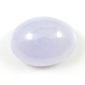 ラベンダーヒスイ ルース 5.820ct 【11月14日の誕生日石】 翡翠,jade オーバル・カボション・カット 【日本彩珠宝石研究所ミニ鑑別書付】【 送料無料 】
