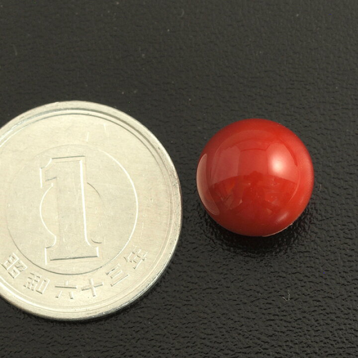 楽天市場】天然サンゴ ルース(裸石) 7.628ct 球形 ( 赤珊瑚 さんご 