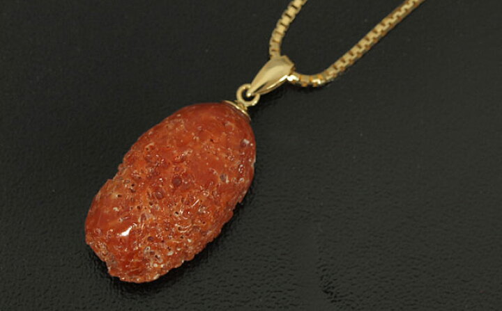 楽天市場 ムシクイ珊瑚 K18yg ペンダントトップ 虫食いサンゴ 18金イエローゴールド 2月28日誕生日石 3月誕生石 ネックレスチェーンは別売り 送料無料 タノーダイヤモンド楽天市場店